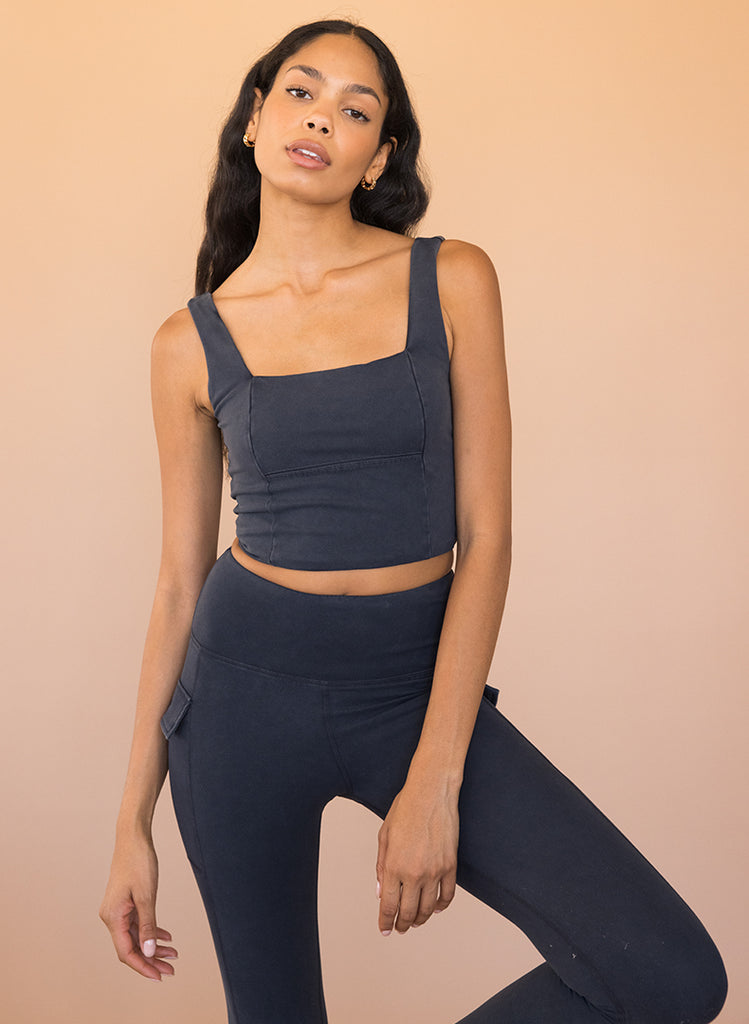 Endure Square Neck Bra and Cargo Joggers