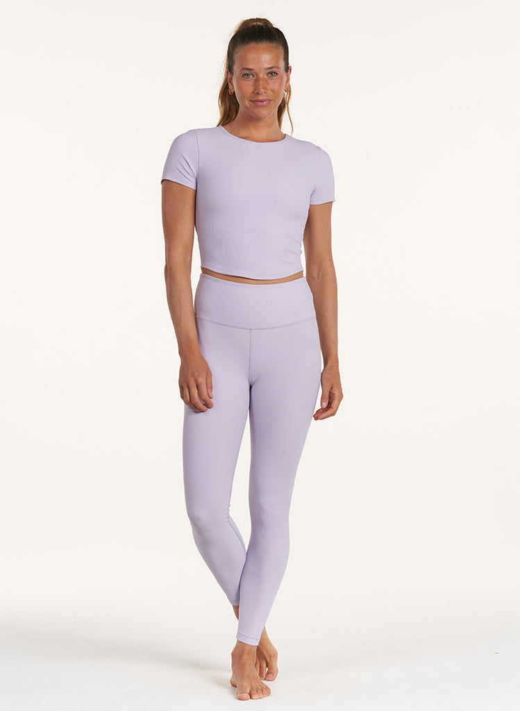 Refine Rib 7/8 Legging - Dusk