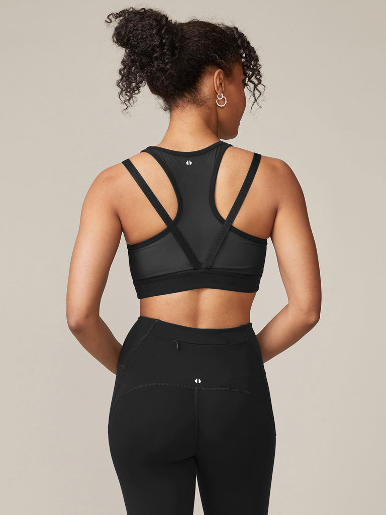 Endure Strappy Mesh Bra and Zip Pocket Legging
