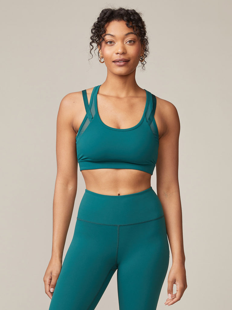 Endure Strappy Mesh Bra and Zip Pocket Legging