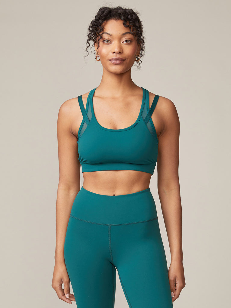Endure Strappy Mesh Bra and Zip Pocket Legging