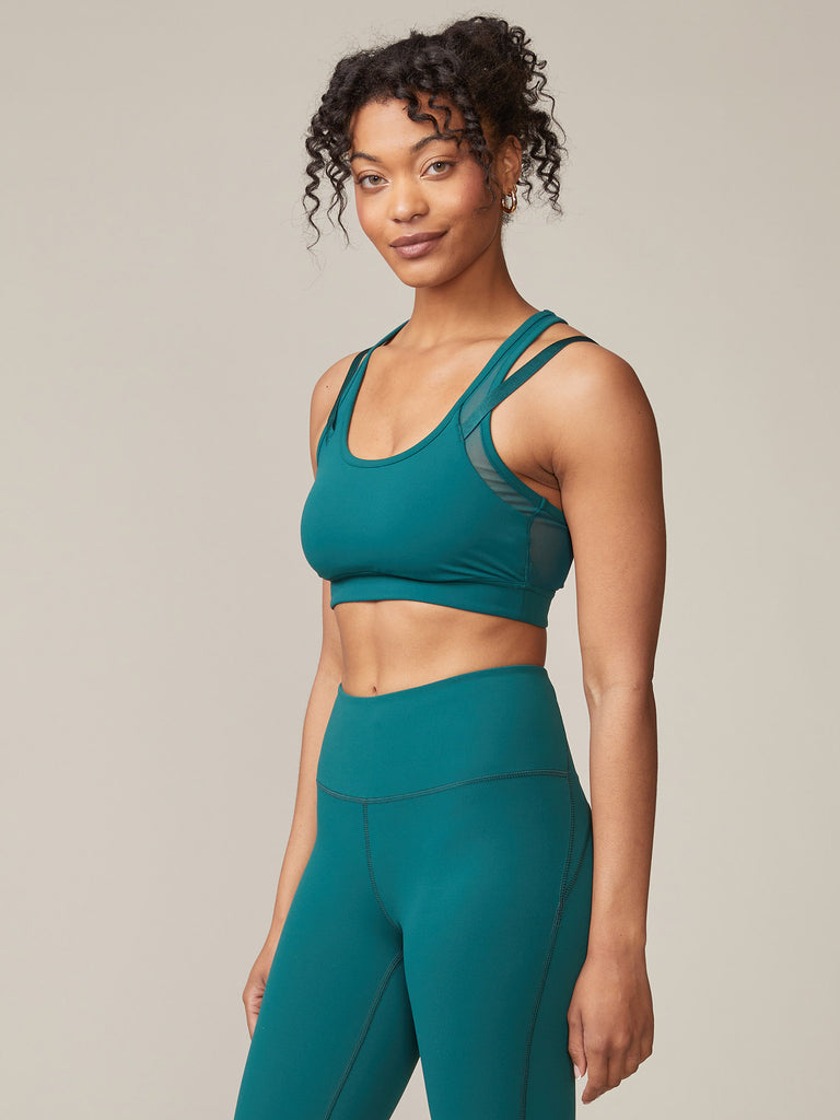 Endure Strappy Mesh Bra and Zip Pocket Legging