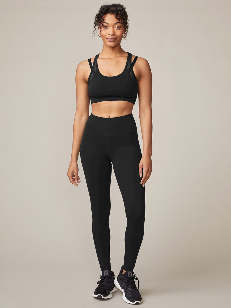 Endure Strappy Mesh Bra and Zip Pocket Legging