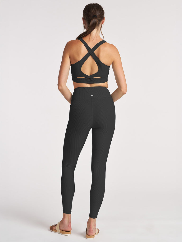 Grid 7/8 Legging - Black