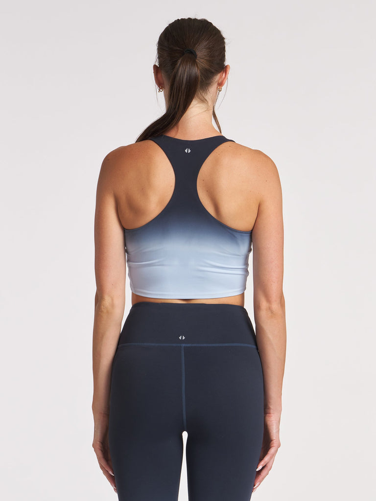 Endure Ombre High Neck Bra - Carbon Ombre