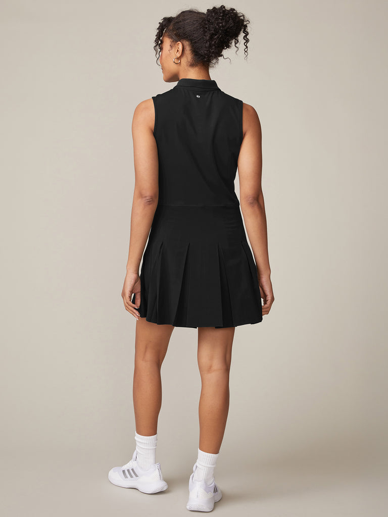 Varsity Collar Pleated Tennis Dress