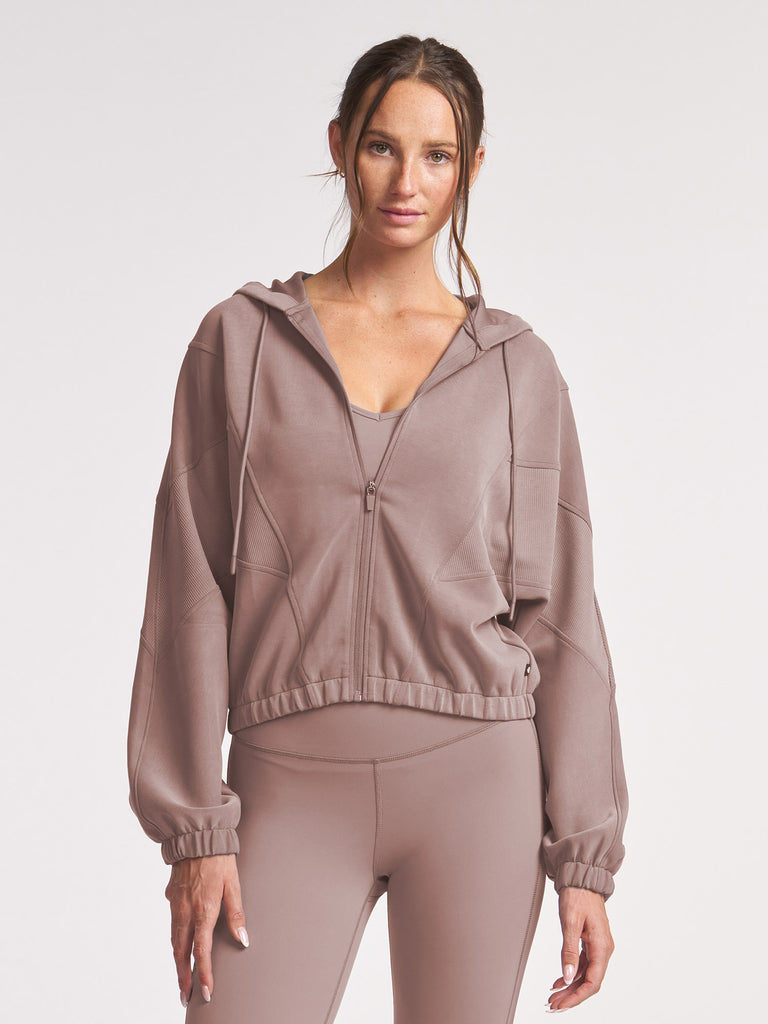 Ultraluxe Oversized Hoodie in Vintage Taupe