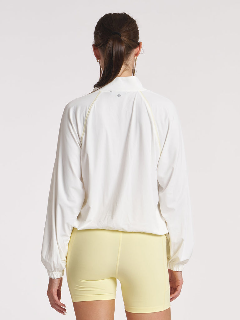 Tech Knit Bungee Jacket - White