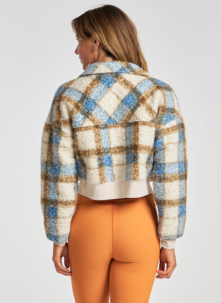 Plaid Bomber Jacket