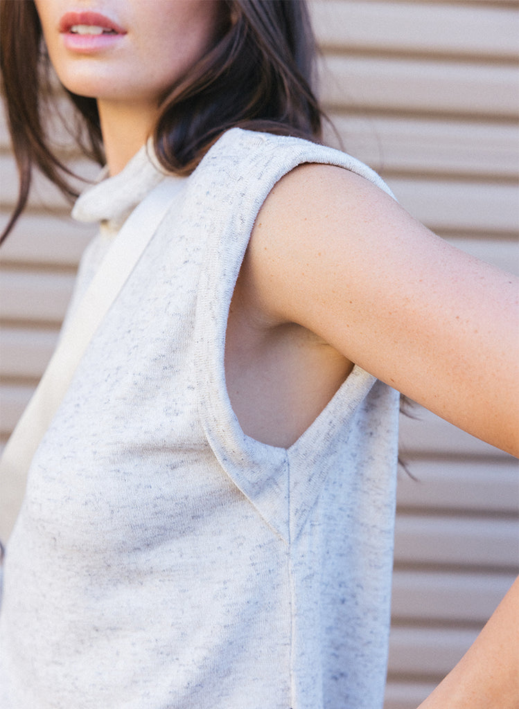 Mock Neck Muscle Tank