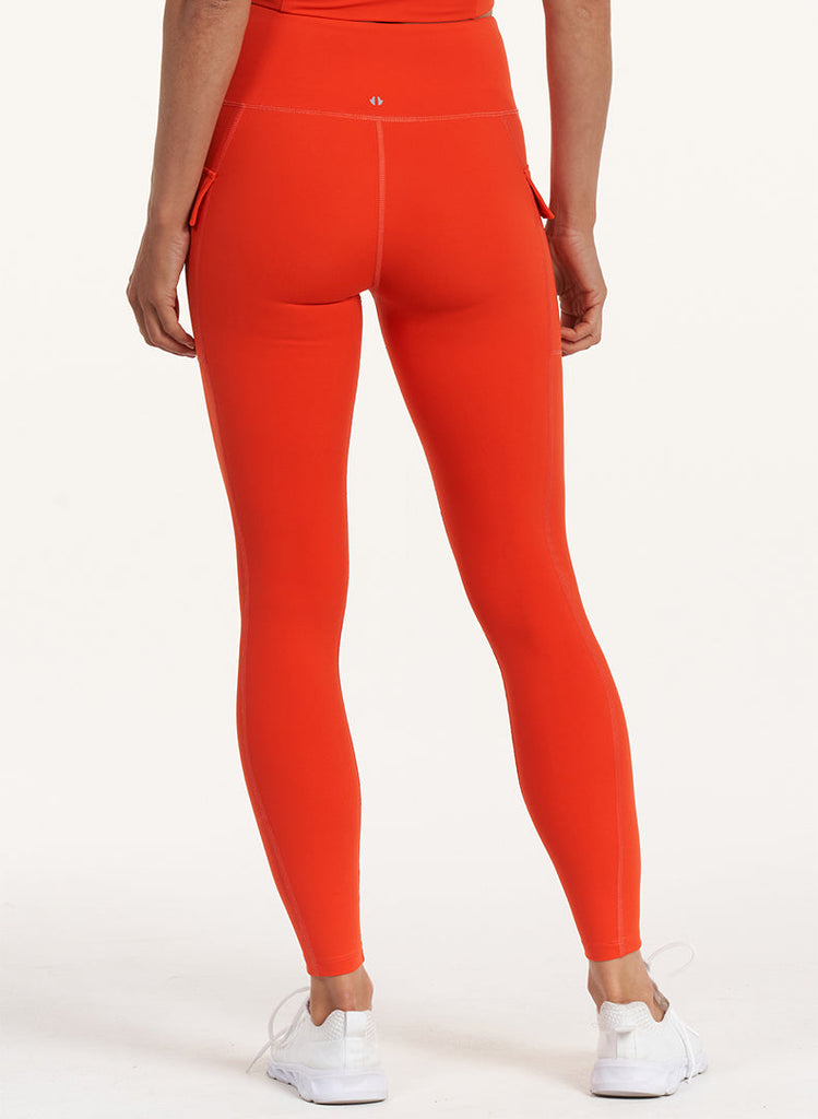 Endure Cargo Pocket Legging - Flame