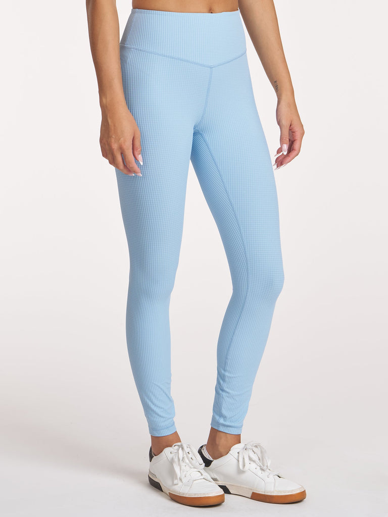 Grid 7/8 Legging - Cloud Blue