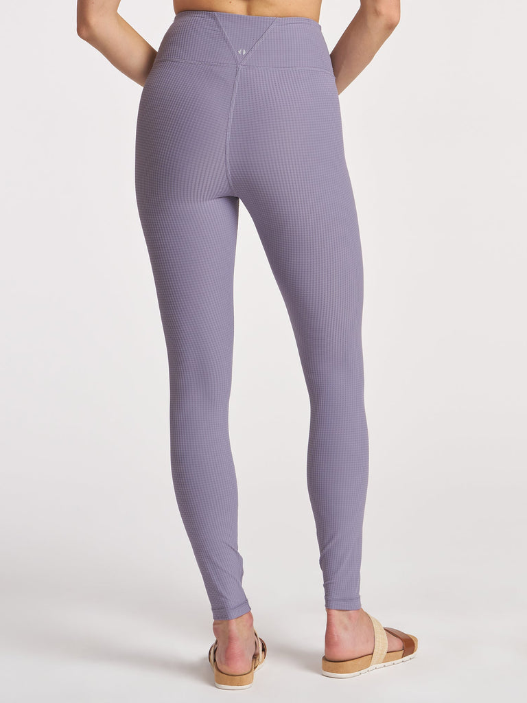 Grid 7/8 Legging - Violet Ash