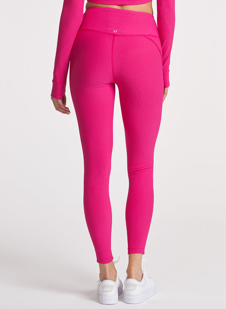 Refine Angled Waistband 7/8 Legging - Dragonfruit