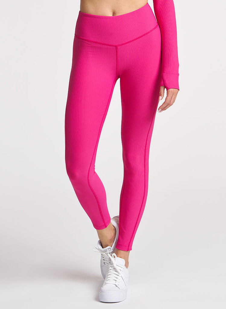 Refine Angled Waistband 7/8 Legging - Dragonfruit