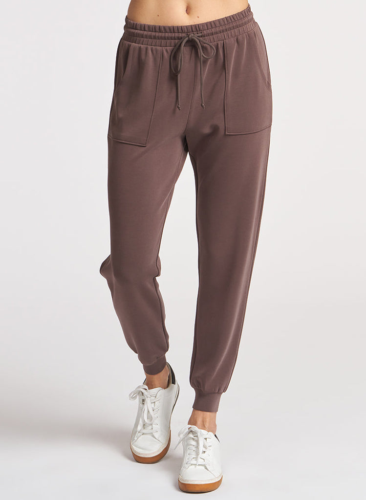 Patch Pocket Lounge Jogger - Mocha