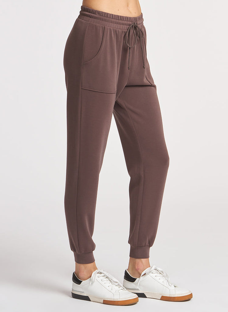 Patch Pocket Lounge Jogger - Mocha