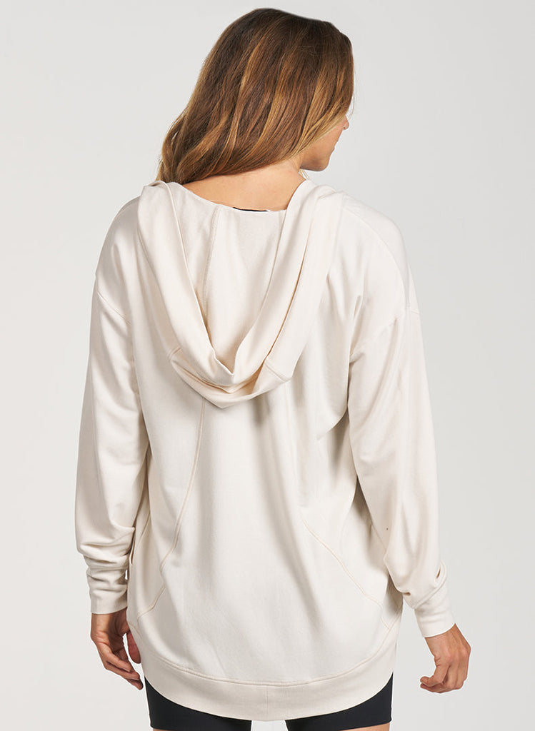 Hooded Cocoon Cardi - Back