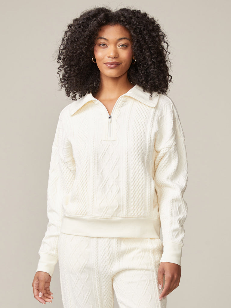 Patch Pocket Half Zip Sweater